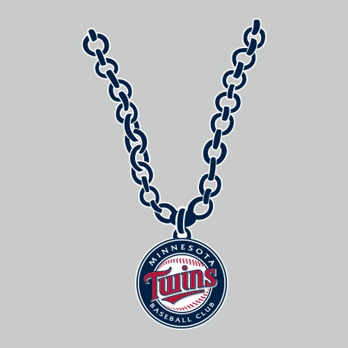 Minnesota Twins Necklace logo vinyl decal